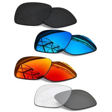 Imagem de SmartVLT Conjunto de 4 lentes de reposição masculinas para óculos de sol Oakley Holbrook OO9102 Combo Pack S01