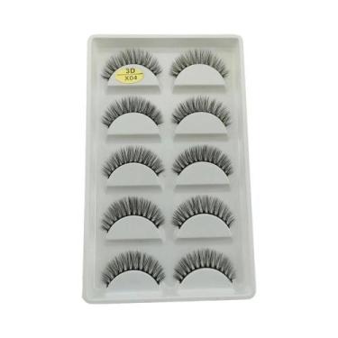 Imagem de Cílios Postiços Fluffy 3D De Mink, 5 Pares, Volume Natural, Cílios Lev