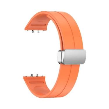 Imagem de Pulseira Magnética Samsung Galaxy Fit 3, Faixa De Silicone Macia, Sem 