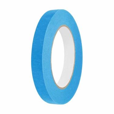 Imagem de HARFINGTON Fita adesiva colorida de 9/40.6 cm x 54.6 jardas, papel crepe universal, fita adesiva colorida para pintura de arte, desenho faça você mesmo, selagem de etiquetagem artesanal, azul