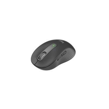 Imagem de Mouse Sem Fio Logitech Signature M650, 2000 DPI, Compacto, 5 Botões, Silencioso, Bluetooth, USB, Grafite - 910-006250