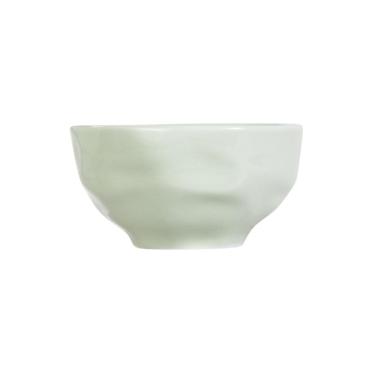 Imagem de Bowl Tigela Porcelana Verde Menta Relevo Orgânico 360 ml