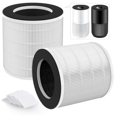 Imagem de GoKBNY Pacote com 2 filtros de substituição H7126 compatíveis com purificador GoveeLife H7126, filtros HEPA verdadeiros 3 em 1