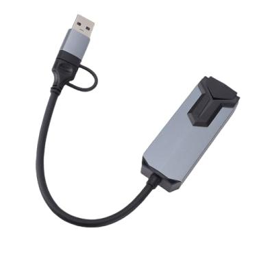 Imagem de Jectse Adaptador USB C para Ethernet, Adaptador de Rede USB A 2,5 Gbps LAN RJ45 Com Revestimento de Alumínio, para OS X Linux OS IOS 3 4 5