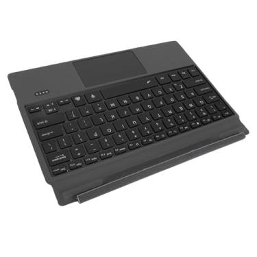 Imagem de Jiawu Teclado Removível Com Touchpad Com Apoio para As Mãos - Dobradiça Magnética para Transições Suaves - Teclas Retroiluminadas para Digitação Eficiente Adequado para Latitude 7320 7310 Conexão