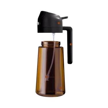 Imagem de Spray De Óleo De Vidro Escuro 470ML Dispensador De Azeite Bloqueador D