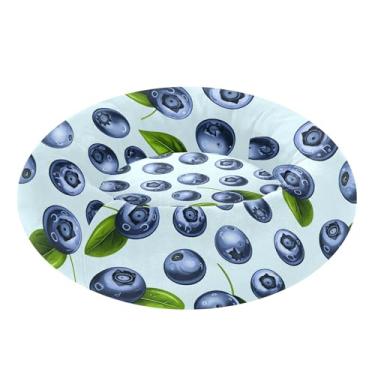 Imagem de SEHANY Cama fofa para cachorro de rosquinha de mirtilo, removível e lavável, pequena cama redonda para gatos, cama fofa super macia para animais de estimação com fundo antiderrapante para cães