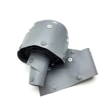 Imagem de Protetor De Cabo Com Botão De Pressão Em PVC (1/2/4/6/8/10 M) - Diâmetro De 12 A 100 Mm Para Equipamentos Médicos/Semicondutores, Reutilizável E Retardante De Chamas(Diameter 60mm,2M)