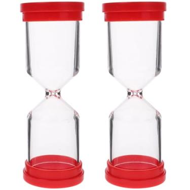 Imagem de DIYEAH Temporizador de ampulheta recarregável: relógio de areia DIY para mesa - ampulheta preenchível vazia multifuncional - temporizador de areia doméstico para artesanato