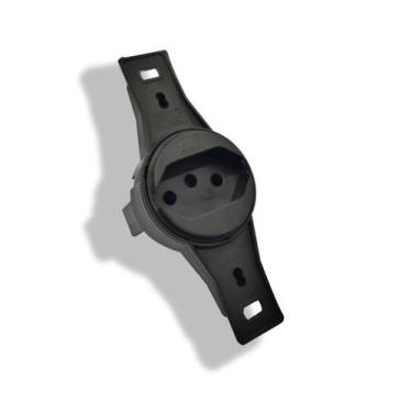 Imagem de Tomada Com Haste 2P+T 10A Preta - Lumibras