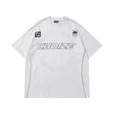 Imagem de Camiseta Masculina De Verão Estampada Em Poliéster Microelástico Com G