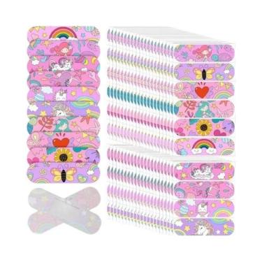 Imagem de Curativos Adesivos Com Estampa De Cavalo Para Meninas Kawaii, Conjunto