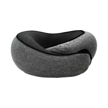 Imagem de Travesseiro Cervical De Espuma De Memória Tipo U Portátil Para Viagem 