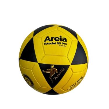 Imagem de Bola Futevôlei Altinha fut Mesa Areia Vulcanizada n5 Oficial (Amarelo)