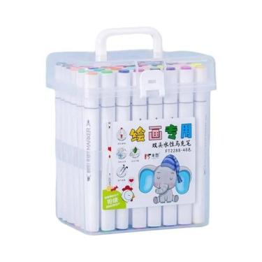 Imagem de Canetas Marcadoras Laváveis À Base De Água Para Aprendizado, Desenho E