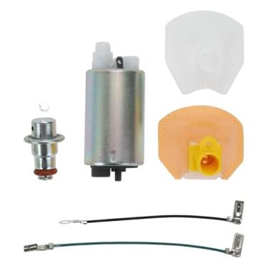 Imagem de Hihaha Bomba de combustível para Kawasaki Vulcan900 Classic/Classic LT/Custom 2006-2023 Conjunto de bombas de combustível elétricas de metal substitui No.490400022