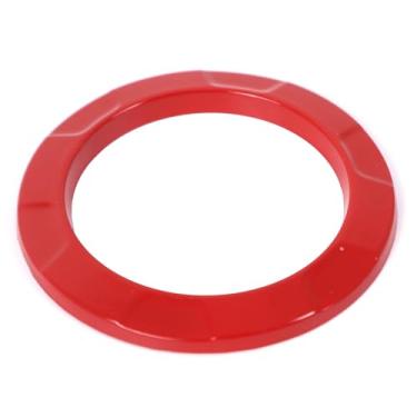 Imagem de Hudiriy Anel de Cronômetro Círculo de Bússola de Carro ABS Interior Decorativo Compatível com Ineos Grenadier 2020-2025 Painel Centro Ar Condicionado Tomada Bússola Acessórios Capa (Estilo A, Vermelho