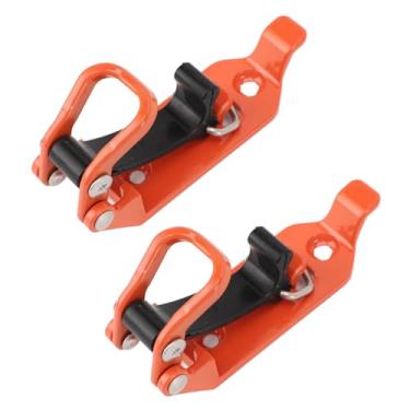 Imagem de Mingzhe Kit de Montagem de Braçadeira Suporte Machado Resistente para Montagem pá Rack Teto 2 Peças para Barcos Caminhão Carro (Laranja)