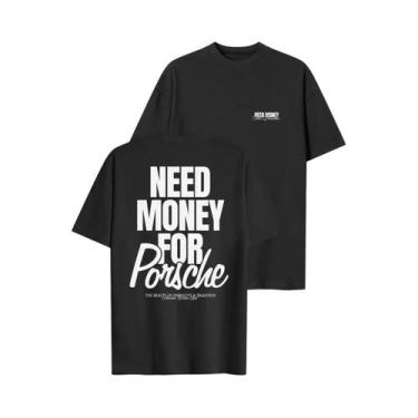 Imagem de Camiseta De Algodão Oversized Com Estampa Engraçada Para Mulheres, Ten