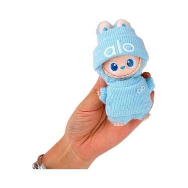Imagem de Conjunto De Roupas Para Boneca Mini Labubu De 10cm, Suéter E Tênis Par