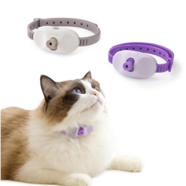 Imagem de Coleira Laser Interativa para Gatos – Brinquedo Pet com Laser Integrado para Estímulo Visual, Diversão e Movimento Diário – Ajustável e Leve – MegShop