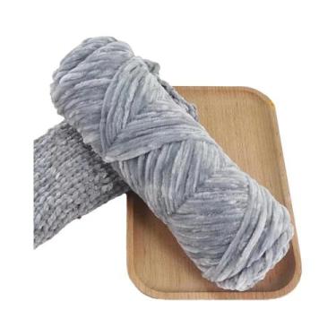 Imagem de Fio De Veludo Chenille Macio 95g Lã Misturada Para Tricô De Cachecol, 