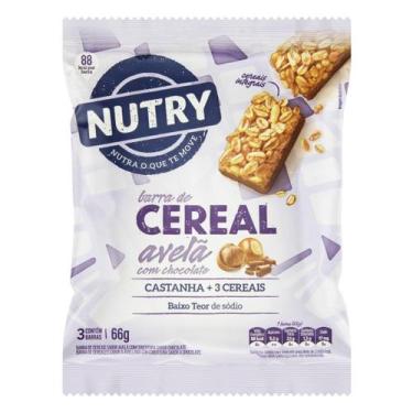 Imagem de Barra de Cereal Avelã e Chocolate Nutry 66g