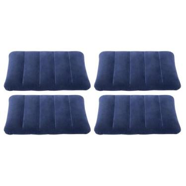 Imagem de Travesseiro inflável colchão bestway para camping acampamento 42x26x10