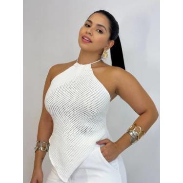 Imagem de Cropped Frente Única Branco Aila