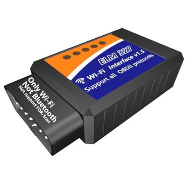 Imagem de Adaptador WiFi ELM327 OBD2 WiFi ELM 327 OBD2 Scanner para Android, iOS, iPhone, OBDii, leitor de código, conector Dongle OBD ELM327 OBD2, interface de ferramenta de diagnóstico para torque