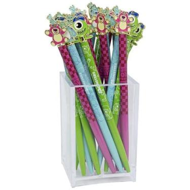 Imagem de Caneta Esferográfica Pixar Metálica 3 MOD. Display com 24 - Molin