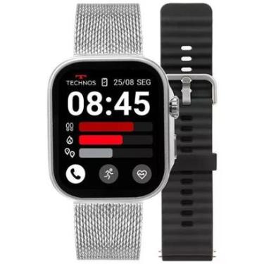 Imagem de Relógio Smartwatch Unissex Connect Prata TMAXCAB/9K-Unissex