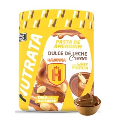 Imagem de Pasta de Amendoim Doce de Leite Havanna c/ Whey Nutrata 600g-Unissex