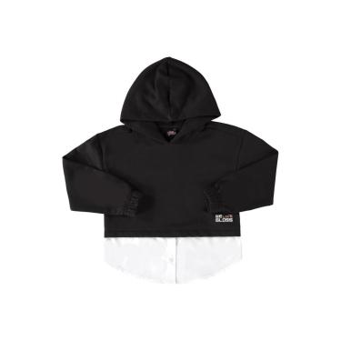 Imagem de Blusão em Moletom e Tricoline Juvenil Gloss-Feminino