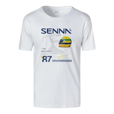 Imagem de Camiseta Reserva Estampada Senna King Of Monaco Masculino-Masculino