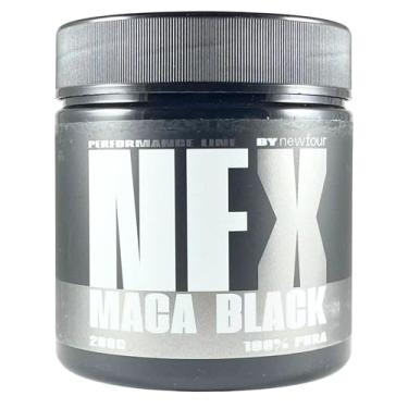 Imagem de Maca Peruana Black Pura Maca Negra em Pó 200g Maca Black 100% Pura 20 Porções Newfour