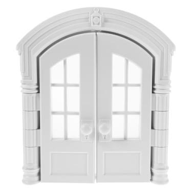 Imagem de BESPORTBLE Porta para animais de estimação para gatos e cães, branca, com aba dupla, uso interno e externo, fácil instalação, corredor de gatos, porta interna para animais de estimação