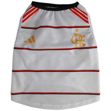 Imagem de Roupa Pet Cachorro Gato Time de Futebol Estampa FLA007 (GG, Padrão)