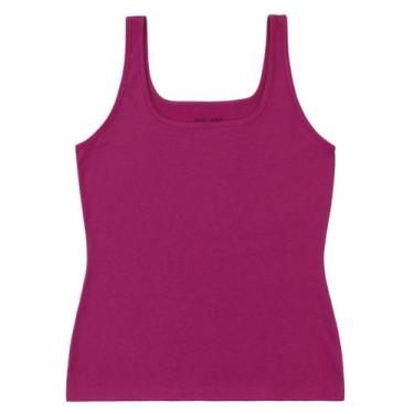 Imagem de Blusa Regata Básica Meia Malha Feminina Malwee Ref. 04494 Cor:Rosa 091