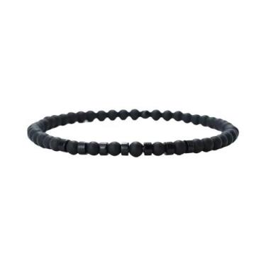 Imagem de Pulseira Masculina De Pedra Natural Olho De Tigre 4mm, Joias De Praia 