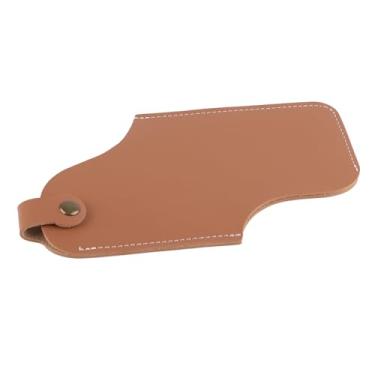 Imagem de Aoresac Coldre de Telefone de Couro PU, Capa Protetora Elegante Profissional para Cinto Telefone Com Cinto para Escalada, Caminhada, Escritório, Adequado Homens (Marrom2)