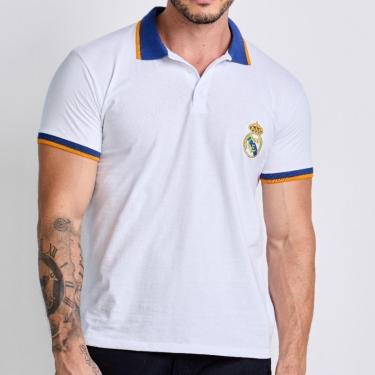 Imagem de Camisa Polo Real Madrid Algodão Licenciada-Masculino