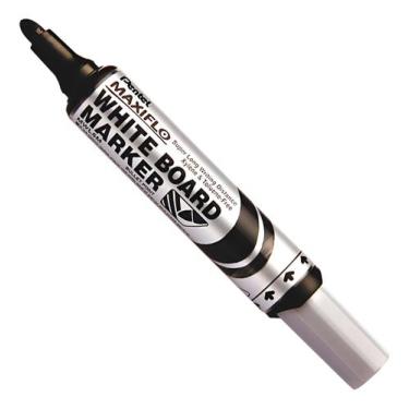 Imagem de Caneta Marcador PRETO Quadro Branco Maxiflo Pentel - MWL5M-A