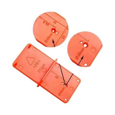 Imagem de Guia De Perfuração De Furos Para Dobradiças De Madeira 26 35 40mm, Gab