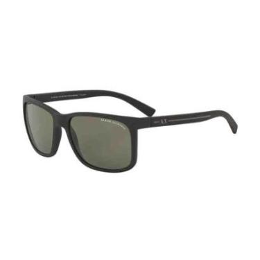 Imagem de ÓCULOS DE SOL ARMANI EXCHANGE AX4041SL 80789A58 PRETO-Masculino