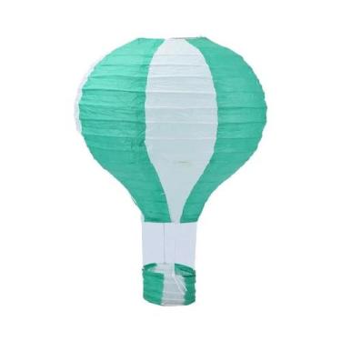 Imagem de Lanternas De Papel Em Forma De Balão De Ar Quente DIY De 12 Polegadas 