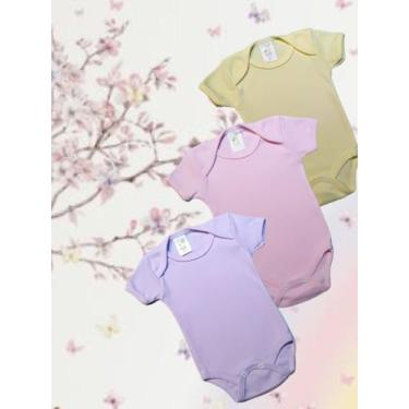 Imagem de Body Bebê Kit Promocional 3 Peças Antialérgico Premium Envio Imediato 