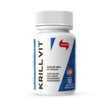Imagem de Óleo de Krill 500mg Vitafor 30 Cápsulas