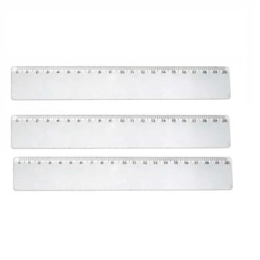 Imagem de Régua 20cm Branca R0073-25UN