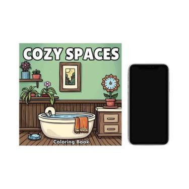 Imagem de Livro De Colorir Para Adultos: Cenas Aconchegantes E Fofas BOLD-EASY D